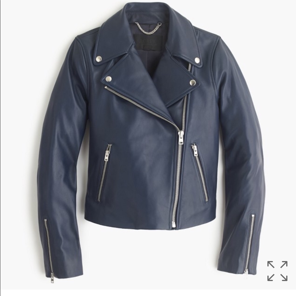 Jcrew Leather Jacket - Brand New With Tag